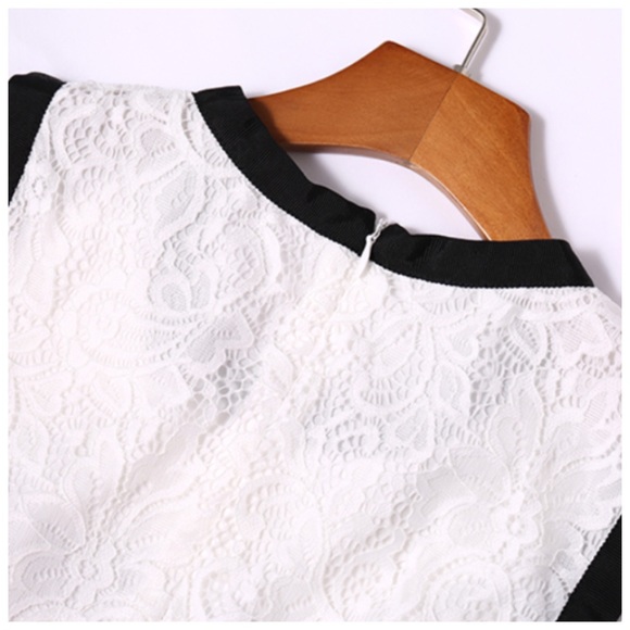 The HILDEE Embellished Lace Dress - Picture 7 of 8